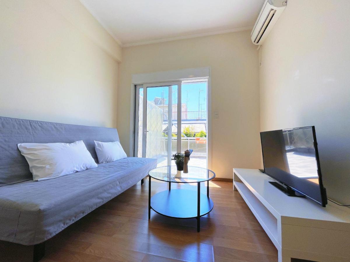 Wsd Luxury Stylish 1Bd Apt With City View Balcony Афины Экстерьер фото