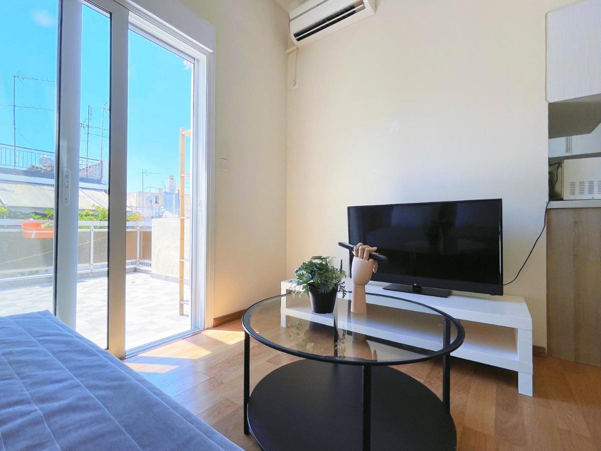 Wsd Luxury Stylish 1Bd Apt With City View Balcony Афины Экстерьер фото