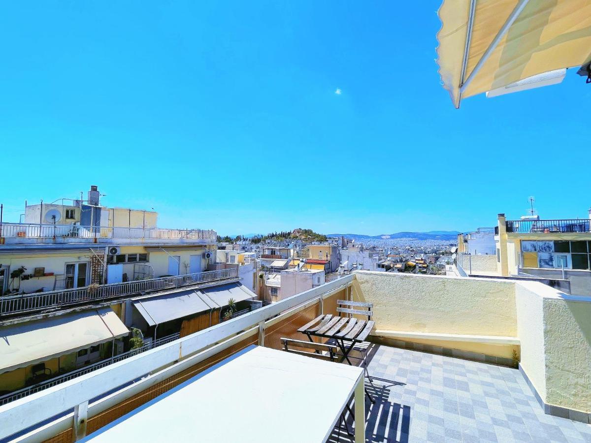 Wsd Luxury Stylish 1Bd Apt With City View Balcony Афины Экстерьер фото
