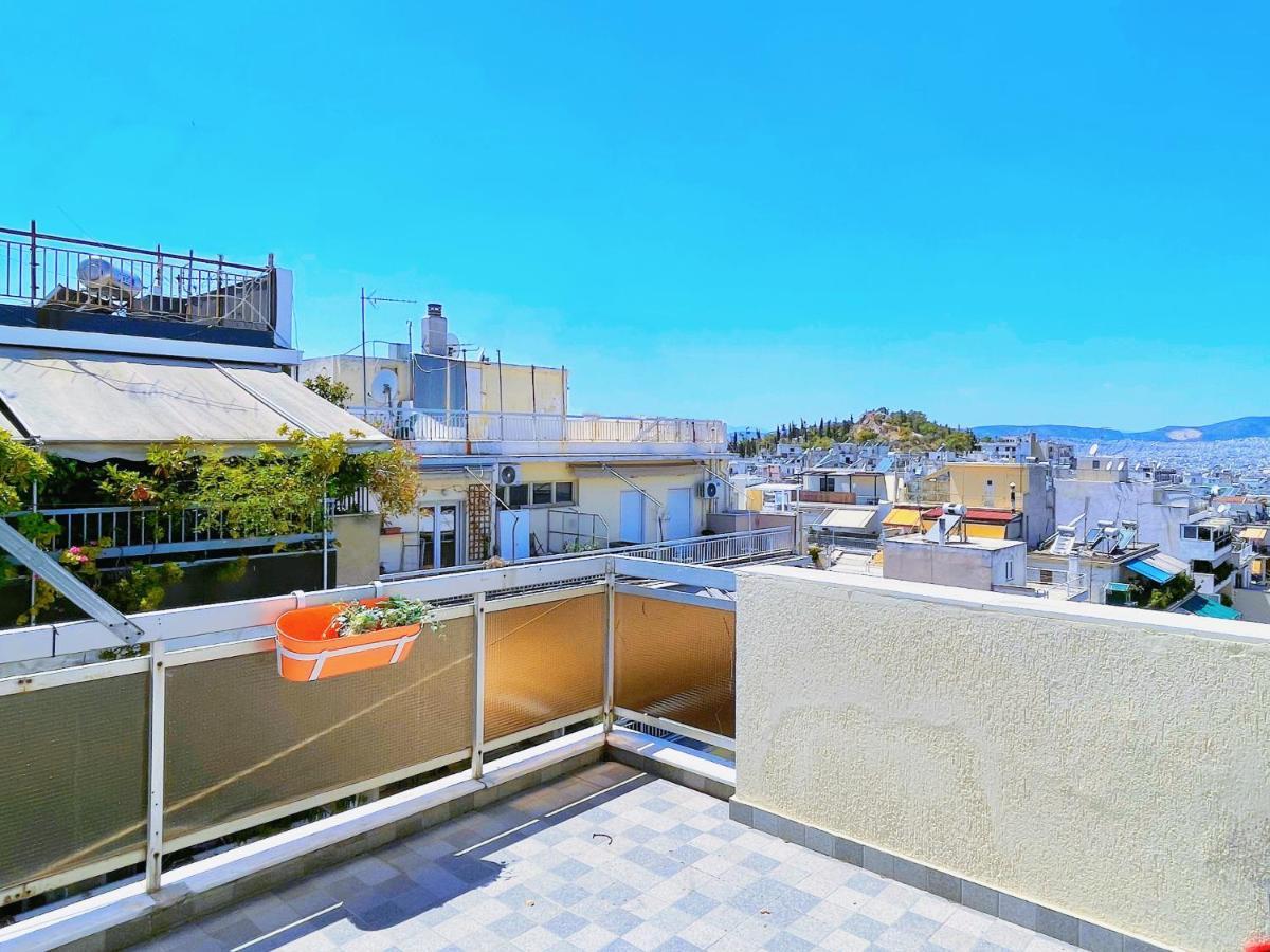Wsd Luxury Stylish 1Bd Apt With City View Balcony Афины Экстерьер фото